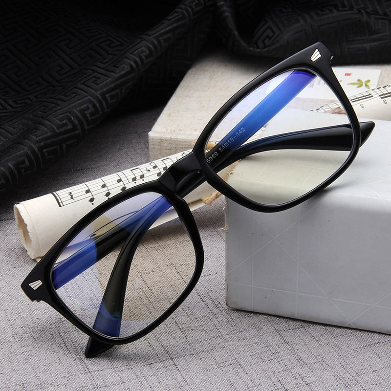 ✓ Blue Light Blocking Glasses, Black Blocker Computer Glasses for Men